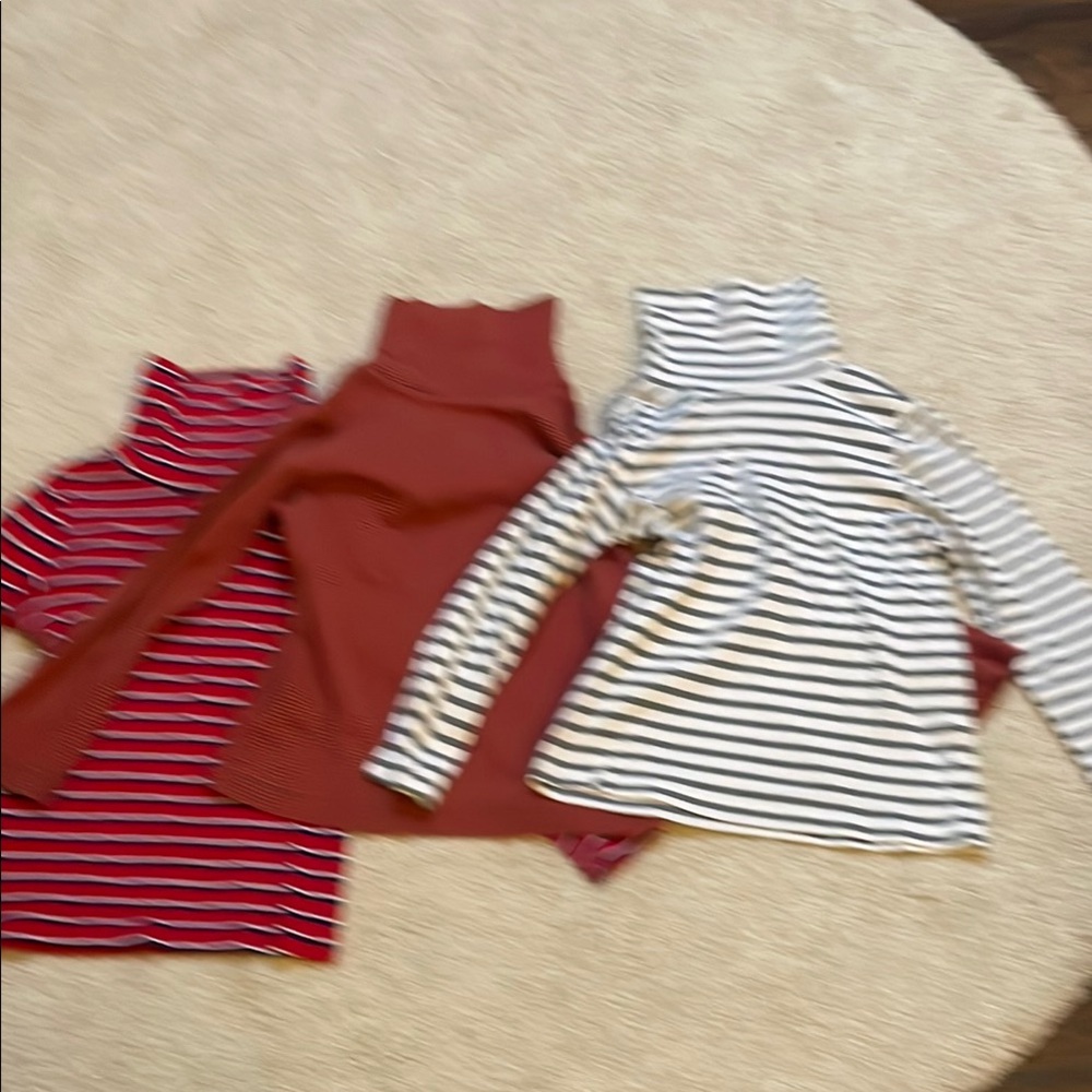 Striped an Turtleneck Sweaters - French brand Petit Bateau, Sergent Major